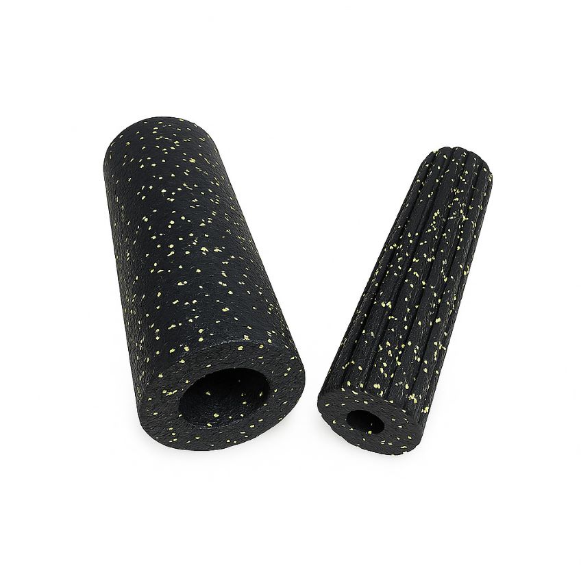 BSFIT Set elongacion foam roller Rodillo de Masaje Muscular de Espuma Suave + rodillo soft stick , Yoga, Pilates