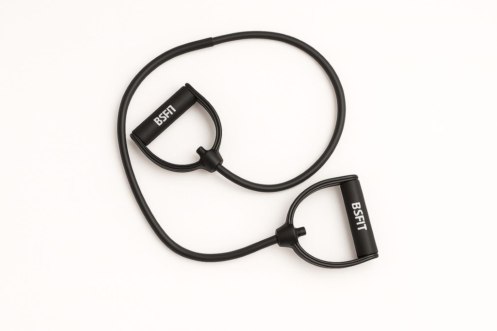 BSFIT Gomas elasticas musculacion de Entrenamiento, Intensidad ALTA Bandas de Resistencia para Fitness Cable, con manijas Yoga BS97610H