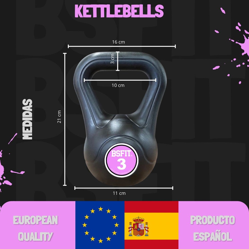 BSFIT Set 4 - 6 - 8 pesas rusas