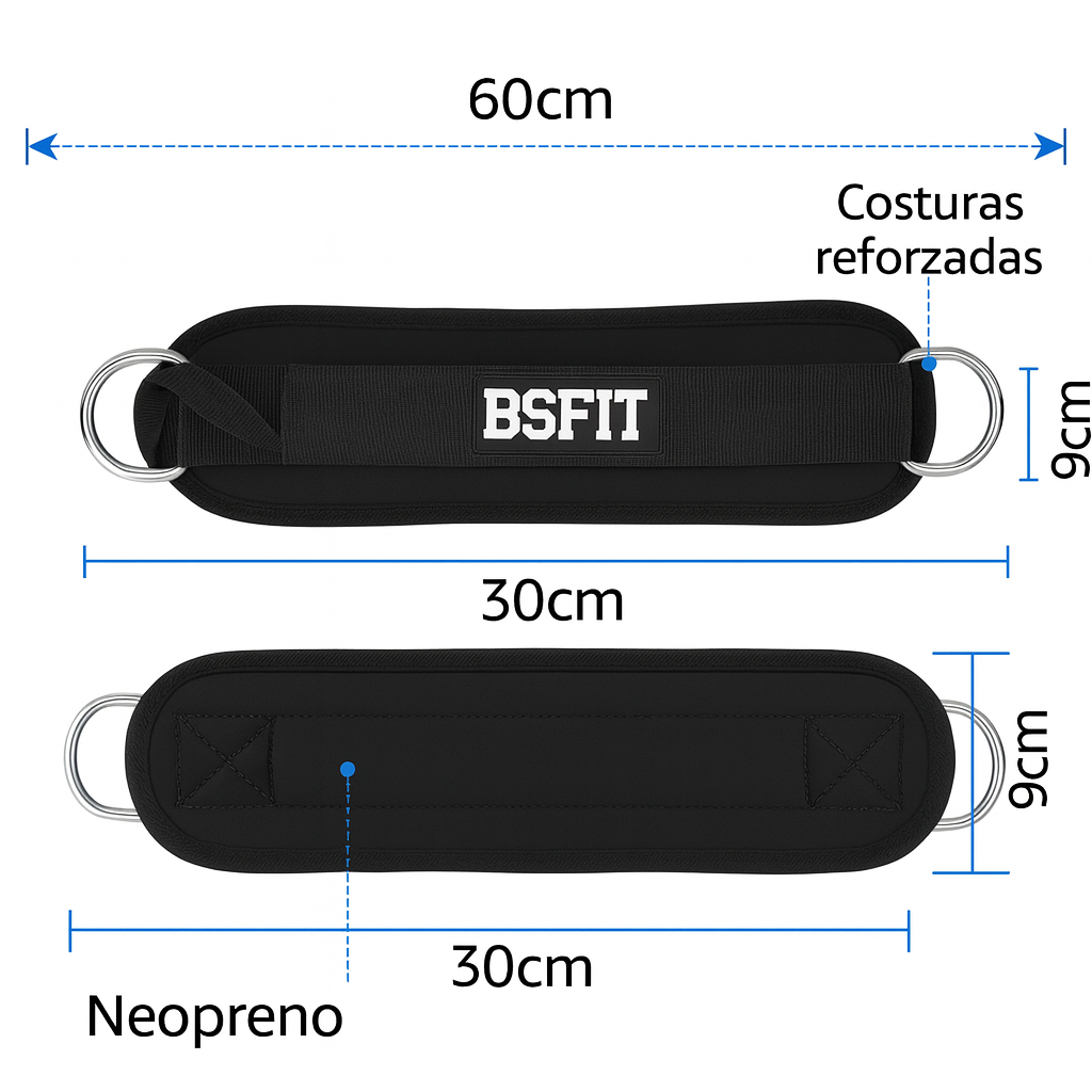BSFIT accesorio para maquina Tobillera para poleas