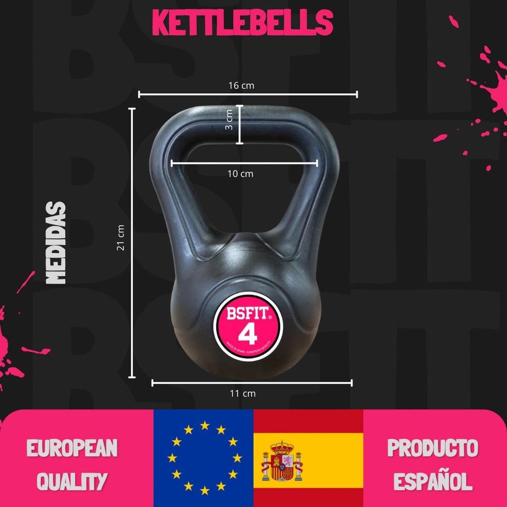 SET DE TODAS LA PESAS RUSAS (SON 8 PESAS DE PESOS DIFERENTES)