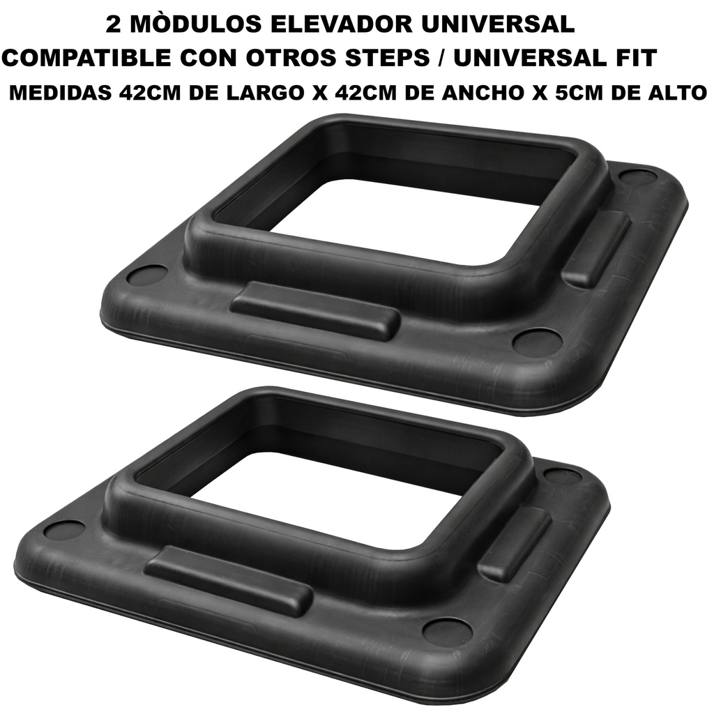 BSFIT Step de Aeróbic Plataforma, escalón Banco Fitness Yoga Antideslizante, Carga 250kg