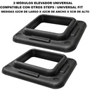 BSFIT Step de Aeróbic Plataforma, escalón Banco Fitness Yoga Antideslizante, Carga 250kg