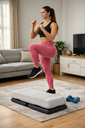 BSFIT Step + 4 módulos de Aeróbic Plataforma, escalón Banco Fitness Yoga Antideslizante, Carga 250kg 