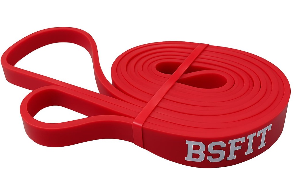 BSFIT Bandas de Resistencia Elástica Set con 5 Pull Up Bands, Manija, Anclaje de Puerta, Mosquetón, Kit de Bandas Elasticas de Fitness.