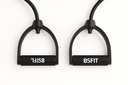 BSFIT Gomas elasticas musculacion de Entrenamiento, Intensidad ALTA Bandas de Resistencia para Fitness Cable, con manijas Yoga