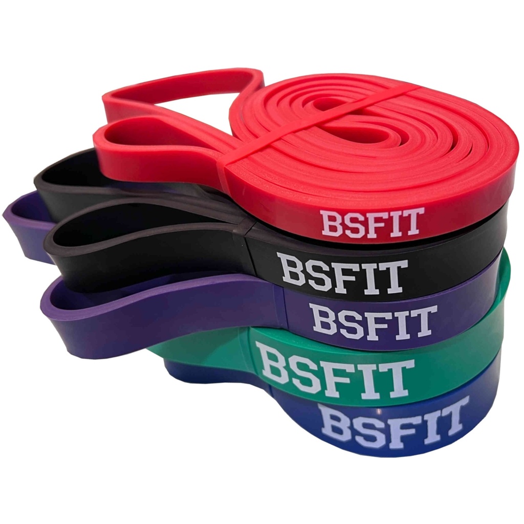 BSFIT: Banda Elástica para Dominadas en Casa, Calistenia y Musculación - Resistencia y Versatilidad para un Entrenamiento, Gomas elasticas musculacion. Gomas Entrenamiento Fuerza

