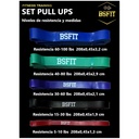 BSFIT: Banda Elástica para Dominadas en Casa, Calistenia y Musculación - Resistencia y Versatilidad para un Entrenamiento, Gomas elasticas musculacion. Gomas Entrenamiento Fuerza
