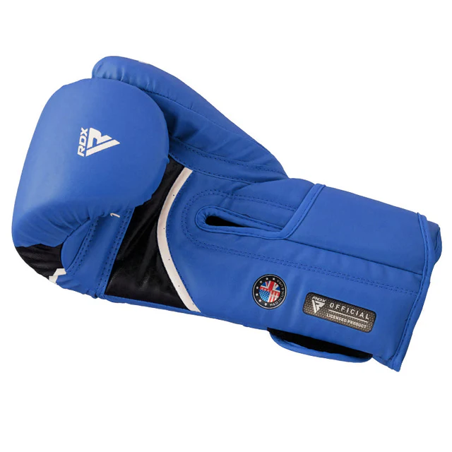 RDX Guantes de Boxeo Muay Thai Entrenamiento, AURA Plus t-17 Boxing Gloves para Sparring Kick Boxing Saco Manoplas de Boxeo MMA Training Mitones, 10 12 14 16 oz
