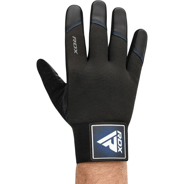 RDX Guantes para el Levantamiento de Pesas, Soporte Adicional elástico y Largo para la muñeca, Agarre Completo en la Palma de la Mano, HIIT Culturismo Ciclismo Entrenamiento para Hombres y Mujeres