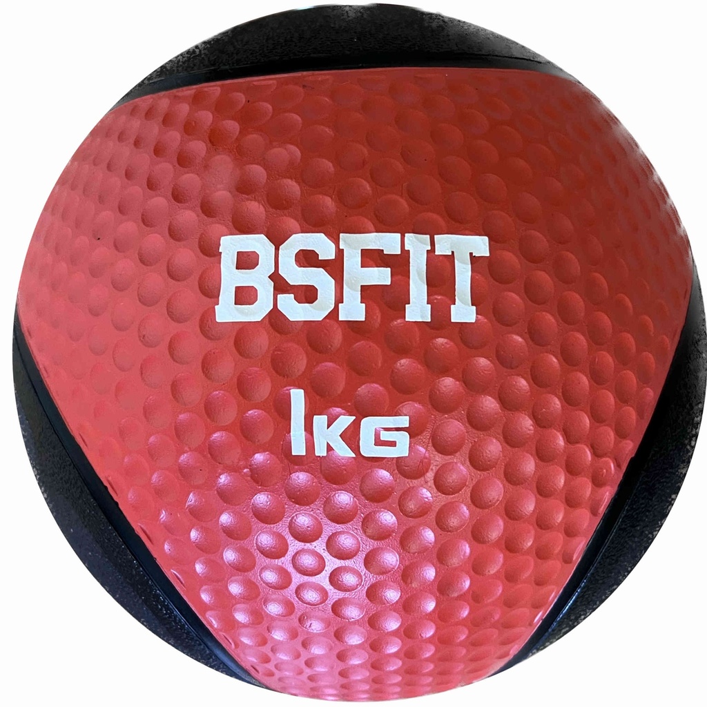 BSFIT Balón Medicinal de caucho Pro – de 1 kg a 10 kg Pelota con rebote Balón Antideslizante
