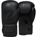 RDX GUANTE BOX BOXEO BOXING GLOVE F15 MATTE BLACK
