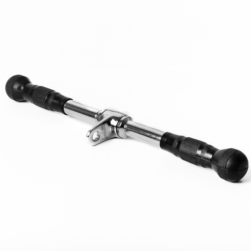 [BS95020] BSFIT Agarres para GYM, barra triceps 50cm, poleas gimnasio, Accesorios gym