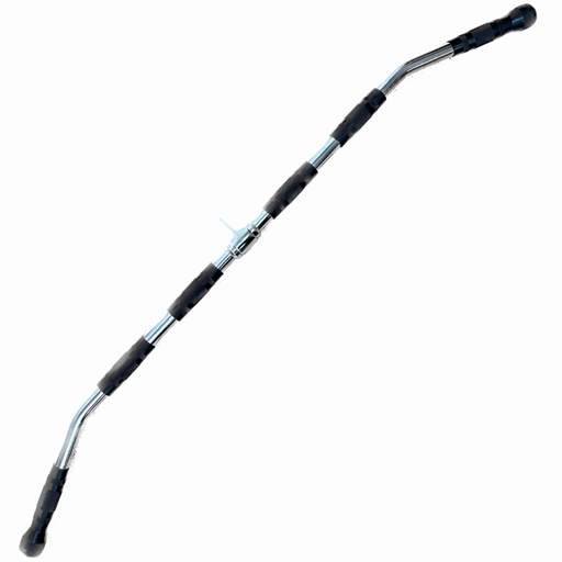 [BS95015] BSFIT Agarres para GYM, barra dorsalera dorsal 1,20mts, poleas gimnasio, Accesorios gym de acero y TPR.