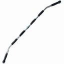 BSFIT Agarres para GYM, barra dorsalera dorsal 1,20mts, poleas gimnasio, Accesorios gym de acero y TPR.