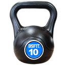 BSFIT® pesas rusas Mancuernas - Kettlebells para Musculación y Entrenamiento de Fuerza - Kettlebel plástico relleno de cemento - Gimnasio en Casa