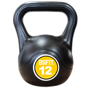 BSFIT® pesas rusas Mancuernas - Kettlebells para Musculación y Entrenamiento de Fuerza - Kettlebel plástico relleno de cemento - Gimnasio en Casa