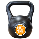 BSFIT® pesas rusas Mancuernas - Kettlebells para Musculación y Entrenamiento de Fuerza - Kettlebel plástico relleno de cemento - Gimnasio en Casa