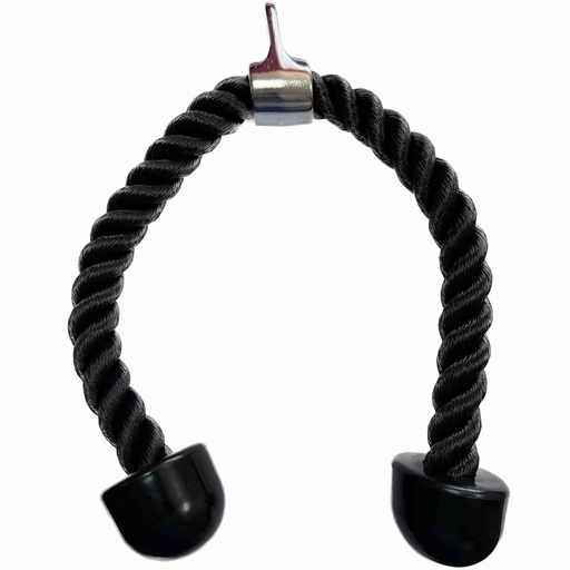 BSFIT Cuerda para triceps y biceps nylon tpe,mango doble antideslizante Polea