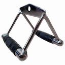 BSFIT Asa paralela de Acero Cromado de Remo tracción en Torre de poleas de Cable