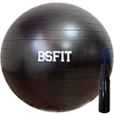 BSFIT, Pelota de Pilates, pelota75 cm, pilates Accesorios, Fitness, Embarazo, Gymball, balon yoga 1300GR. Inflador gratis