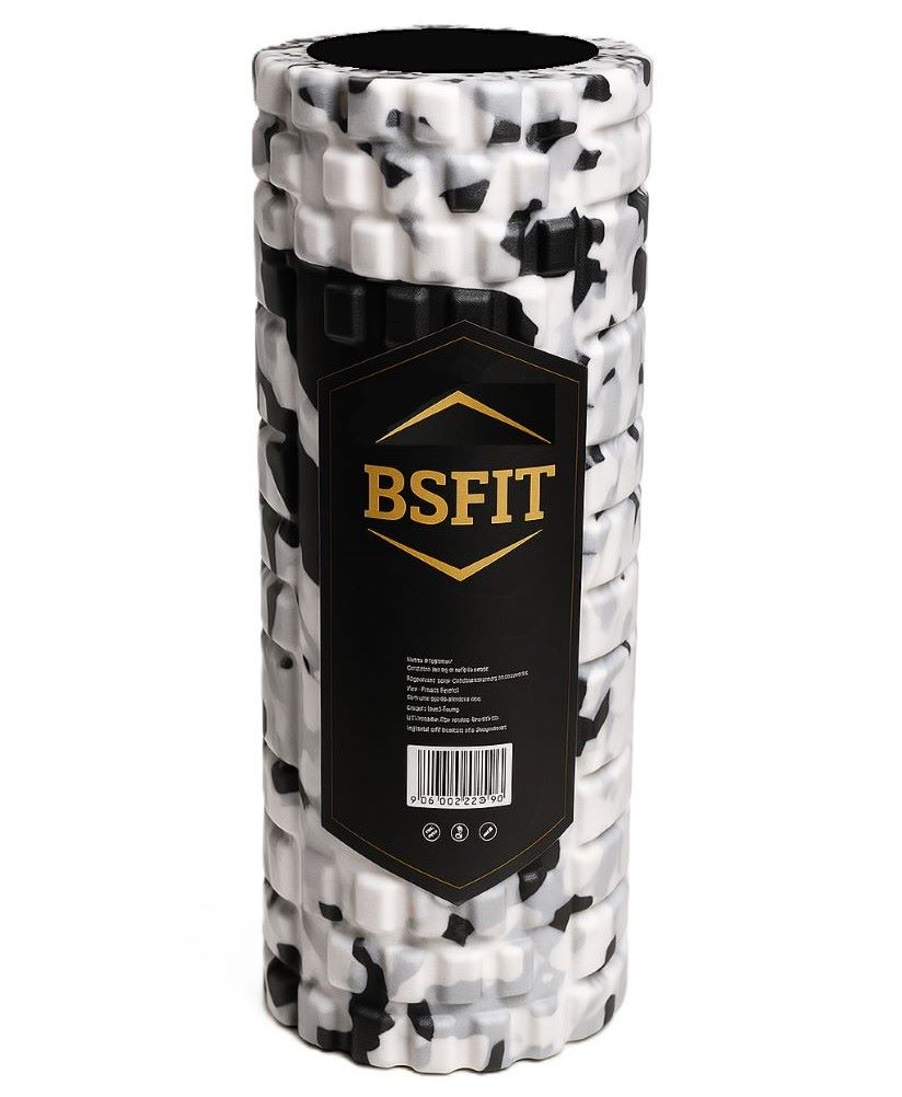 BSFIT Rodillo 34CM para Masaje de espuma Bienestar con el Rollo masaje Pilates Yoga fitness