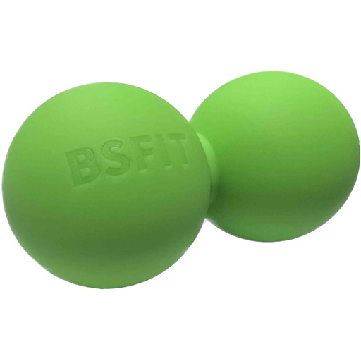 BSFIT Set Bola de masaje muscular doble - Pelota de Lacrosse Fisioterapia pelota miofascial