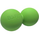 BSFIT Set Bola de masaje muscular doble - Pelota de Lacrosse Fisioterapia pelota miofascial