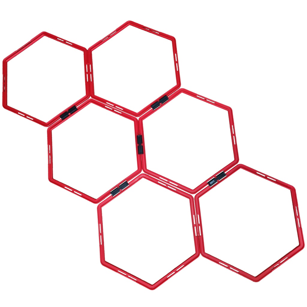 BSFIT ESCALERA ENCASTRABLE HEXAGONAL multicolor 6 hexágonos