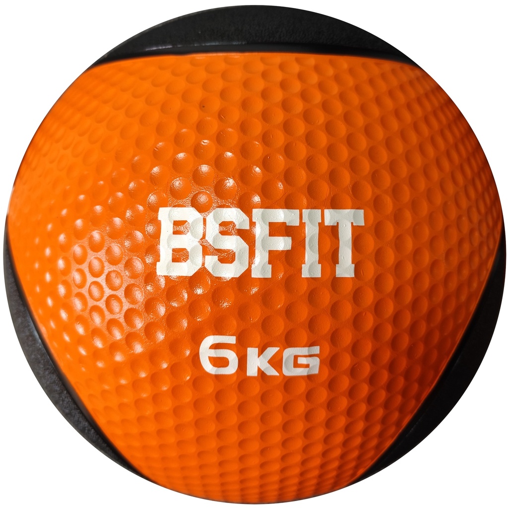 BSFIT Balón Medicinal de caucho Pro – de 1 kg a 10 kg Pelota con rebote Balón Antideslizante