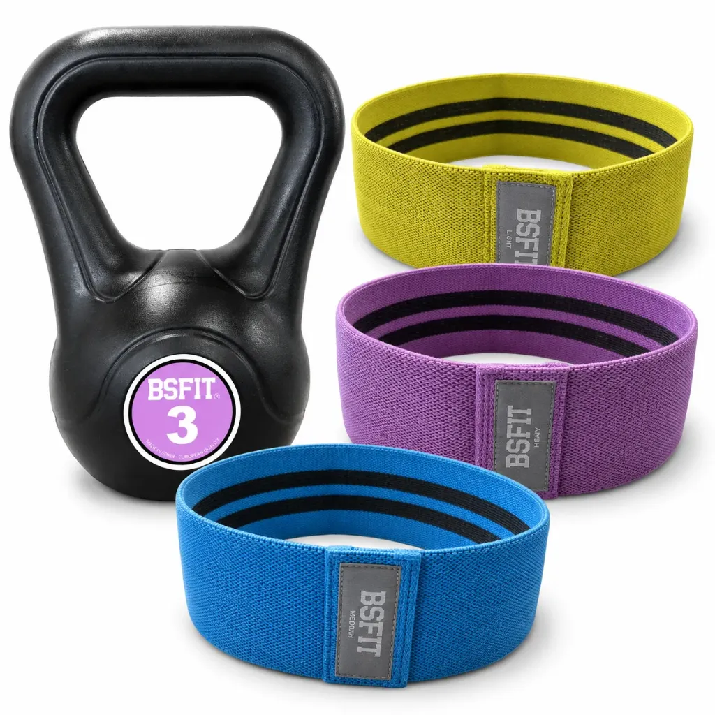BSFIT Kettlebell 3 kg + bandas