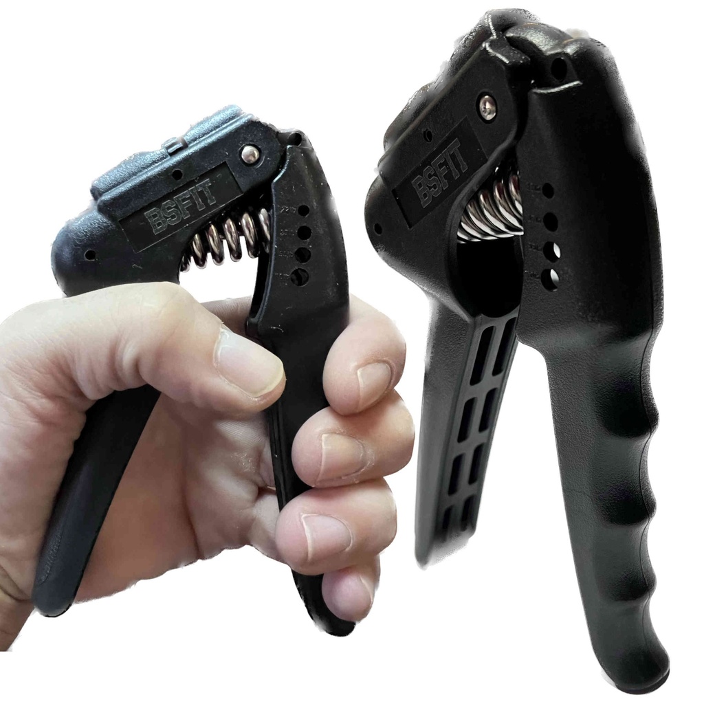 BSFIT Hand Grip, Fortalecedores de Mano y antebrazos Resistencia Ajustable Agarre Antideslizante