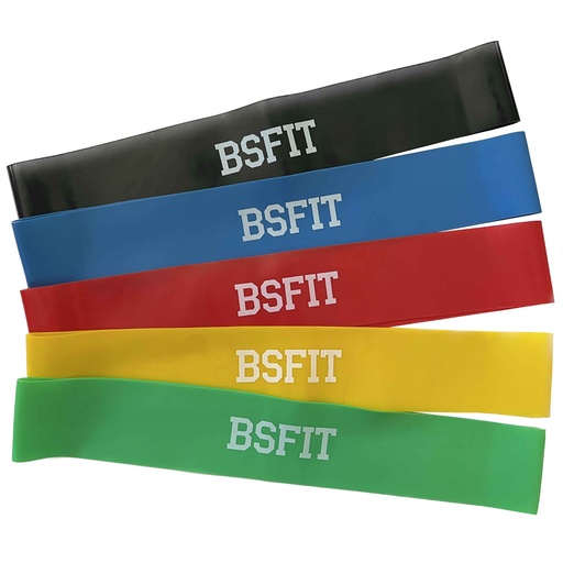 [BS97630] BSFIT Latex Mini bandas circulares  Material Latex set 5 unidades