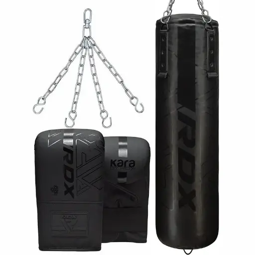 [3PBR-F6MB-5FT] RDX F6 KARA 4ft/5ft Saco de Boxeo y Guantes de Saco 3PBR