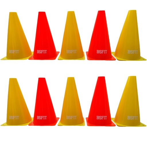 [BS6200] BSFIT CONOS 23CM PVC entrenamiento fútbol coordinación