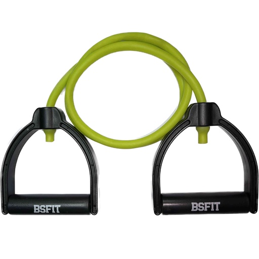[BSASAS-MEDIA] BSFIT Gomas elasticas musculacion de Entrenamiento, Intensidad media Bandas de Resistencia para Fitness Cable, con manijas Yoga BS97610M