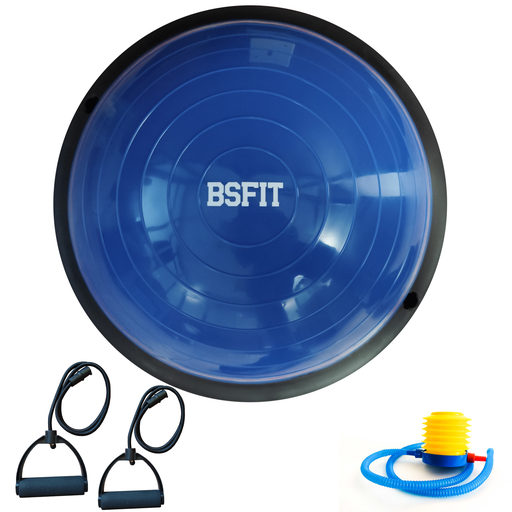 [BS97422D] BSFIT Bosu con bandas  46cm