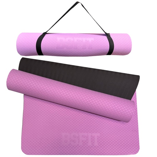 [BS97548-6] BSFIT Esterilla TPE ecologico 6mm Deporte, Yoga, Pilates, Ejercicios,  Yoga mat, antideslizante